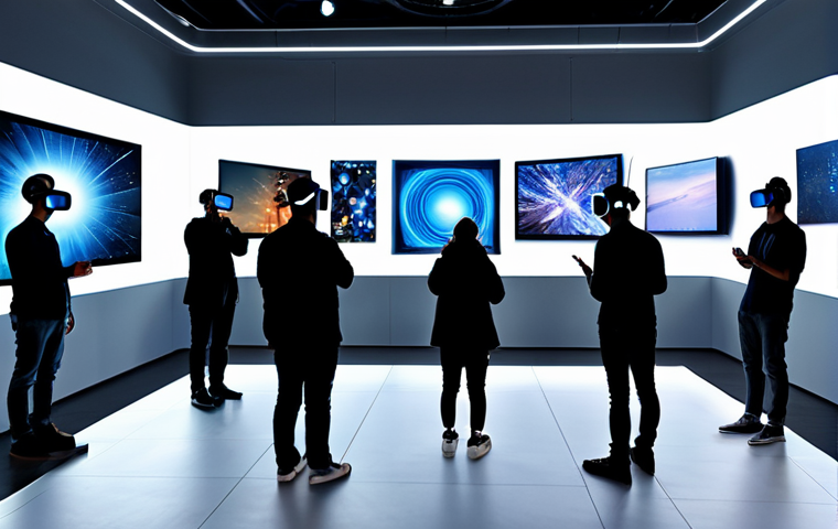 미술문화기획사의 최신 채용 동향 분석 - Image Prompt 1: The Immersive Digital Art Experience**