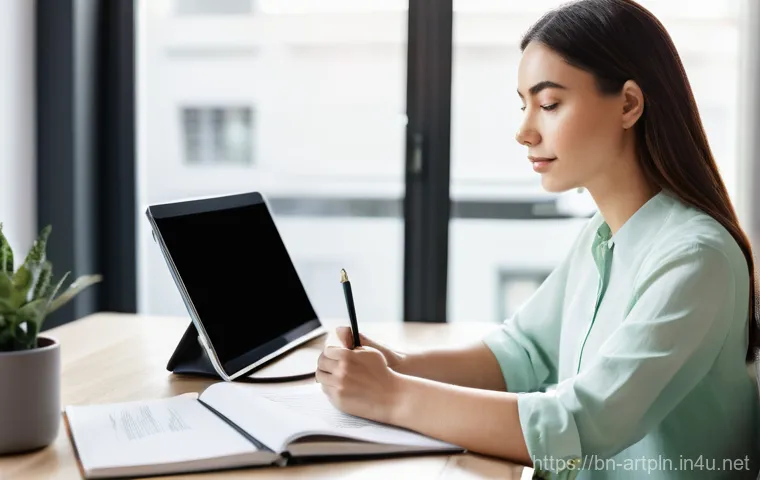 미술문화기획사의 프리랜서 계약 팁 - **Prompt 1: Creative Professional's Insight**
    A realistic, high-definition image of a young woma...