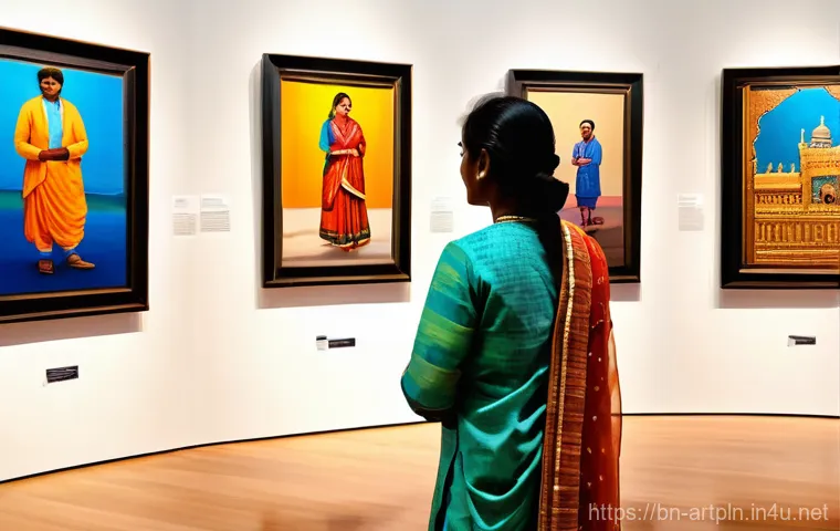 미술문화기획사의 주요 업무 평가 사례 - **Prompt: The Resonating Canvas: Bridging Tradition and Emotion**
    "A vibrant, high-definition ph...