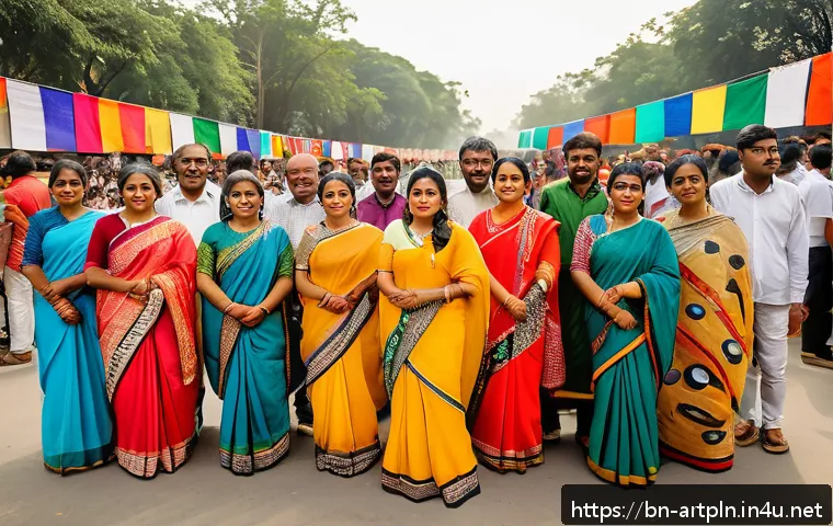 미술문화기획사의 직무 관련 주요 규제 - A vibrant international art festival scene featuring diverse Bangladeshi artists presenting traditio...